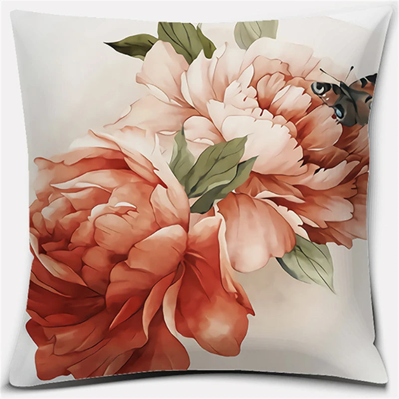 Pack of 2 pack velvet decorative print cushion ( multi )