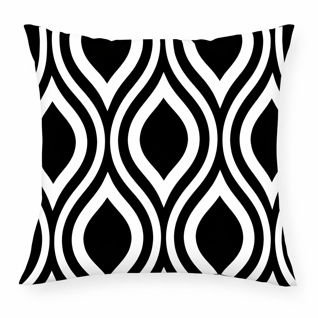 Pack of 2 pack velvet decorative print cushion ( multi )