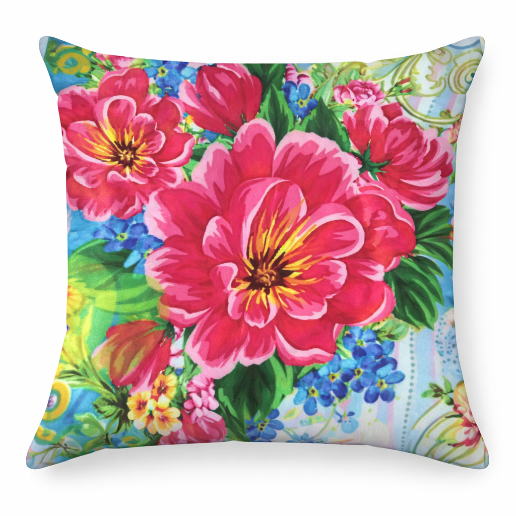 Pack of 2 pack velvet decorative print cushion ( multi )