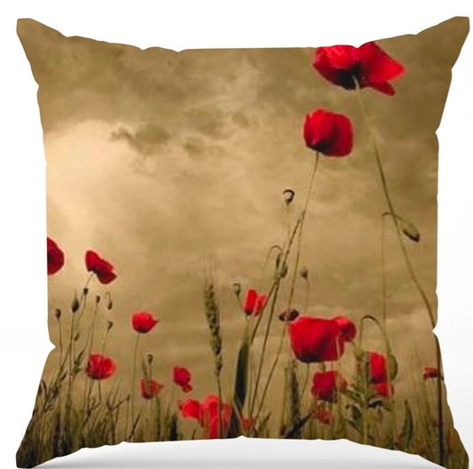 Pack of 2 pack velvet decorative print cushion  ( multi )