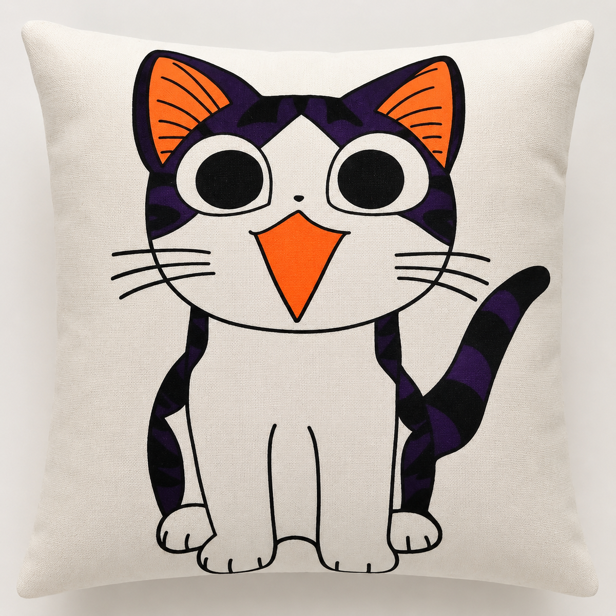 Pack of 2 pack velvet decorative print cushion  ( multi )