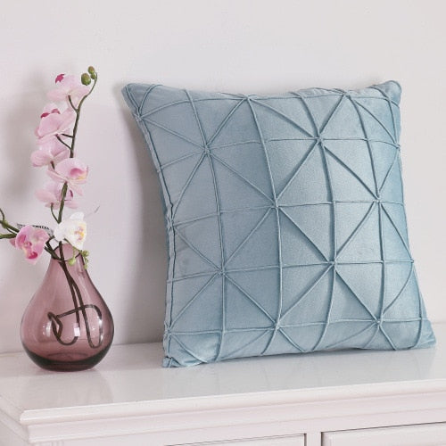 Pack of 2pack velvet decorative cushion( sky blue )